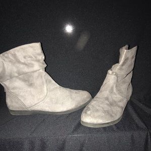 Grey Ankle boots